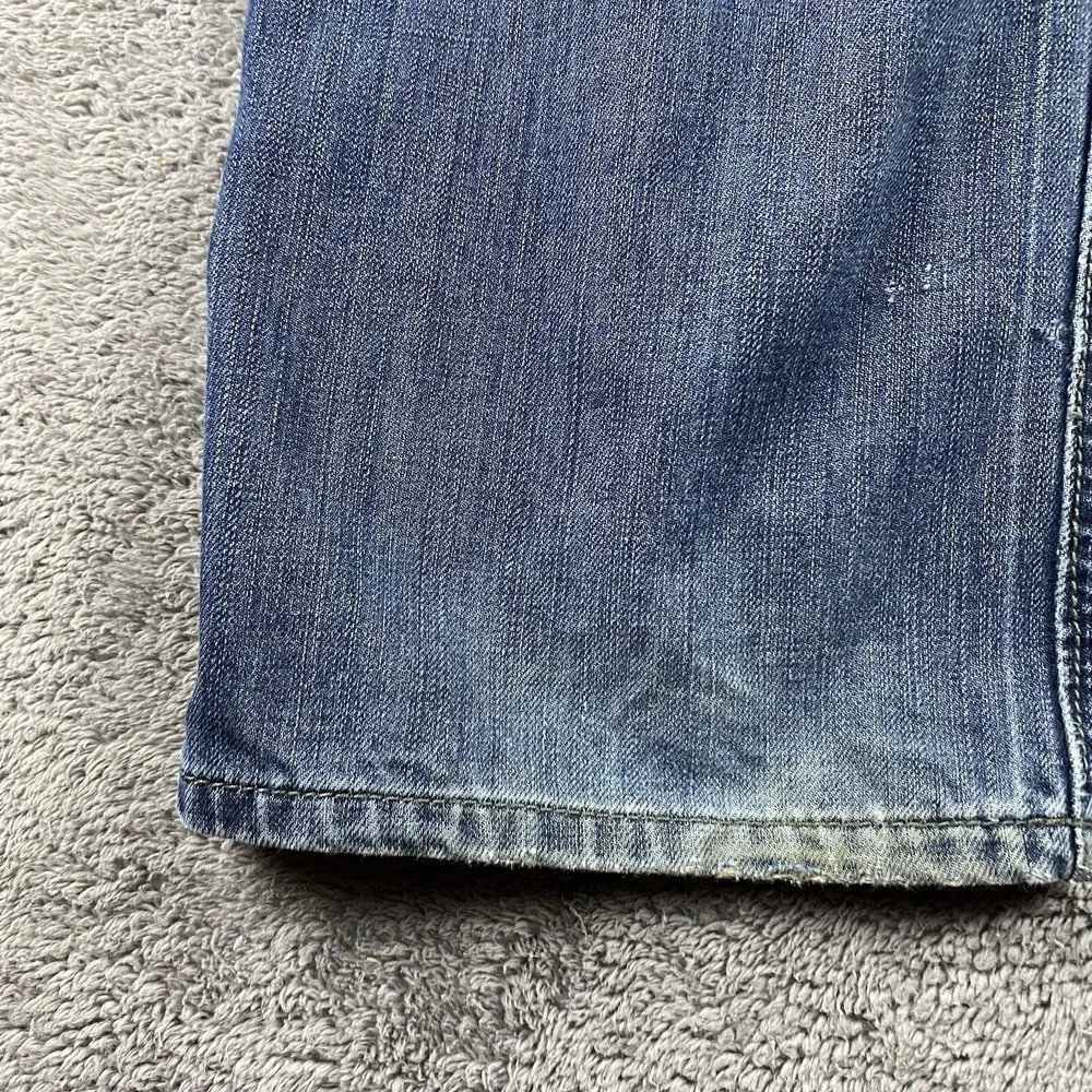 Vintage Levis 523 Straight Leg Jeans Mens 38X32 Blue Medium Wash USA 100% Cotton